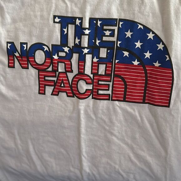 NWOT-NORTHFACE R/W/B KIDS SLEEVELESS TEE - Picture 3 of 4